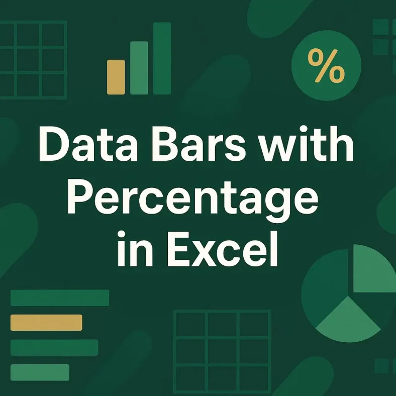 featured image - excel data bars percentage
