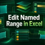 featured image - excel edit named range