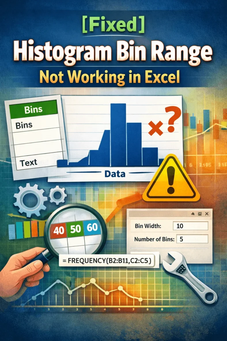 featured image - excel histogram bin range not working