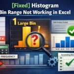 featured image - excel histogram bin range not working