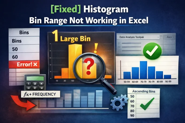 featured image - excel histogram bin range not working