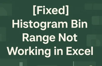 featured image - excel histogram bin range not working