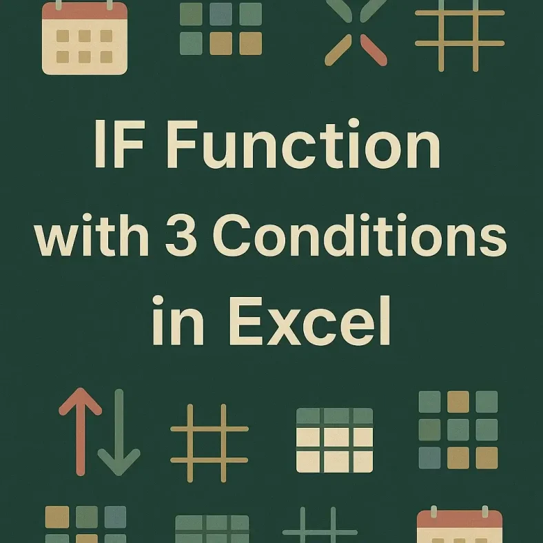 featured image - excel if function with 3 conditions