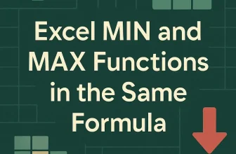 featured image - excel min and max in same formula