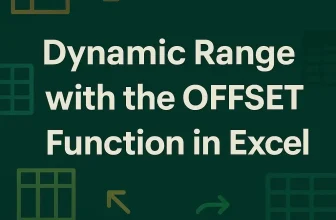 featured image - excel offset dynamic range