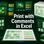 featured image - excel print with comments