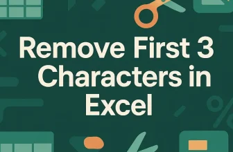 featured image - excel remove first 3 characters