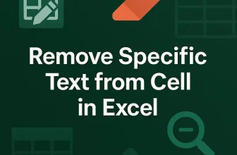 featured image - excel remove specific text from cell