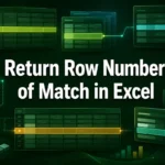 featured image - excel return row number of match
