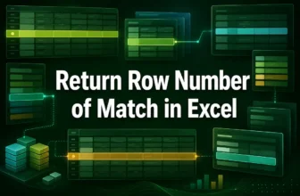 featured image - excel return row number of match