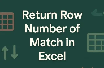 featured image - excel return row number of match