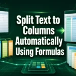 featured image - excel text to columns formula automatically