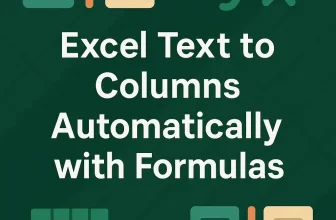 featured image - excel text to columns formula automatically