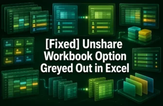 featured image - excel unshare workbook greyed out