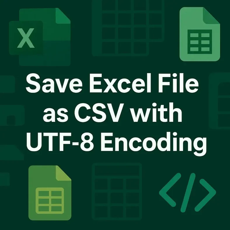 featured image - excel utf 8 encoding csv