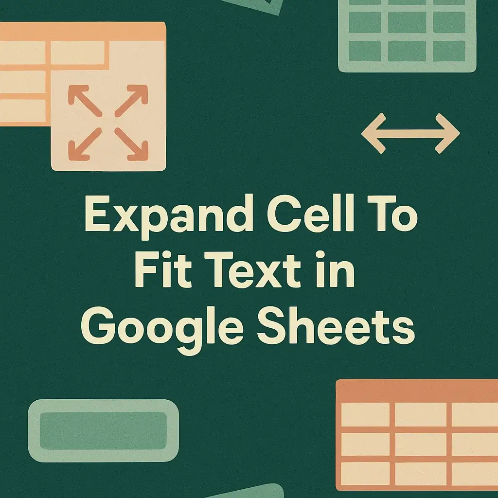 How to Expand Cell To Fit Text in Google Sheets (2 Easy Ways) - Excel ... image.