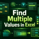 featured image - find multiple values in excel