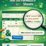 featured image - google sheets concatenate text and formula