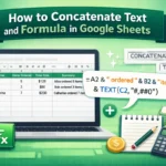 featured image - google sheets concatenate text and formula