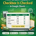 featured image - google sheets if checkbox is checked then sum