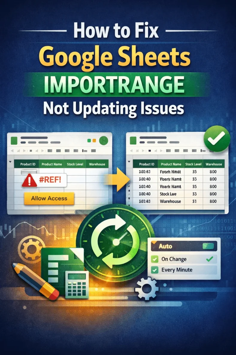 featured image - google sheets importrange not updating