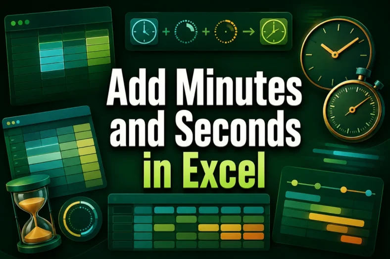 featured image - how to add minutes and seconds in excel