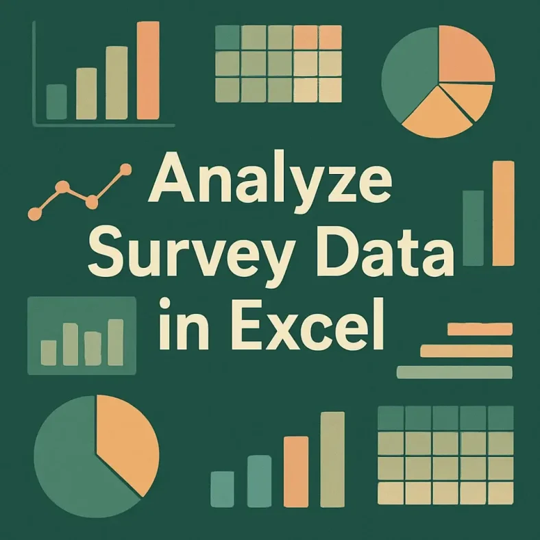 featured image - how to analyze survet data in excel