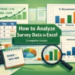 featured image - how to analyze survey data in excel