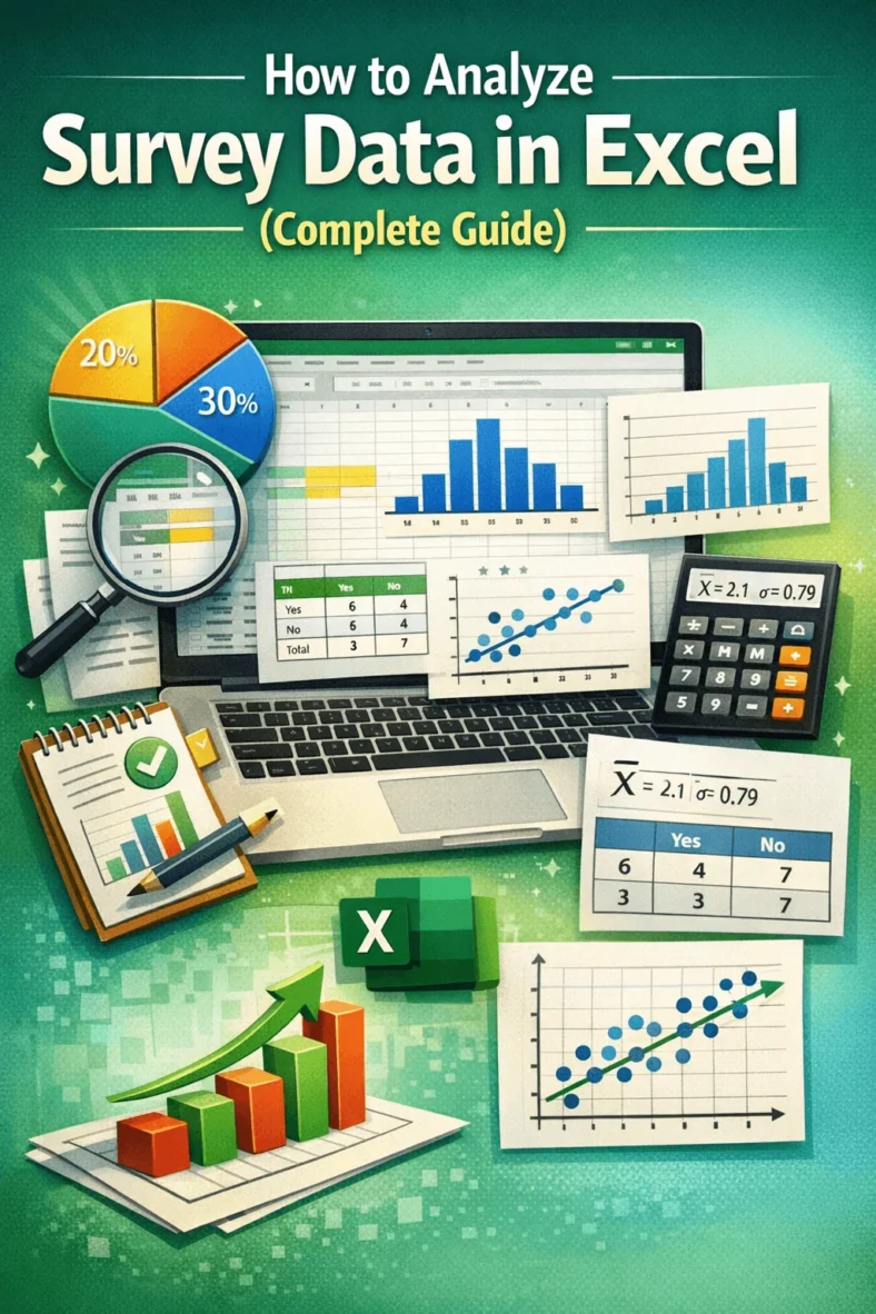 featured image - how to analyze survey data in excel