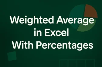 featured image - how to calculate weighted average in excel with percentages