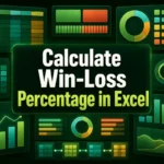 featured image - how to calculate win loss percentage in excel