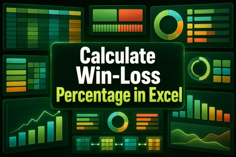 featured image - how to calculate win loss percentage in excel