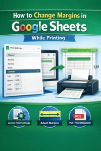 featured image - how to change margins in google sheets