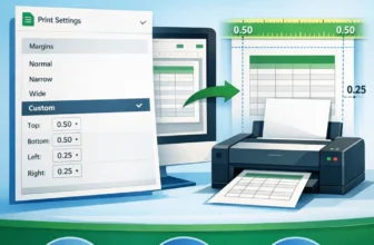 featured image - how to change margins in google sheets