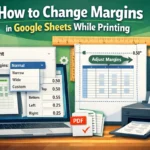 featured image - how to change margins in google sheets