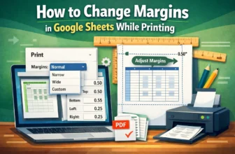 featured image - how to change margins in google sheets