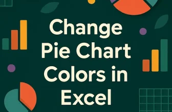 featured image -how to change pie chart colors in excel
