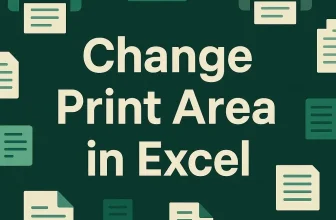 featured image - how to change print area in excel