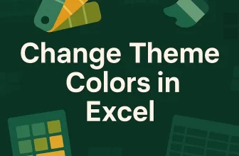 featured image - how to change theme colors in excel