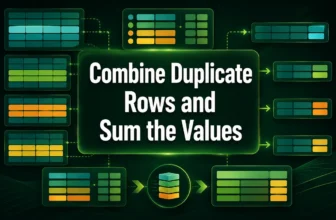 featured image - how to combine duplicate rows and sum the values in excel