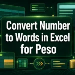 featured image - how to convert number to words in excel peso