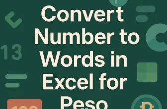 featured image - how to convert number to words in excel peso