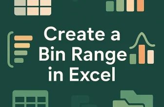 featured image - how to create a bin range in excel