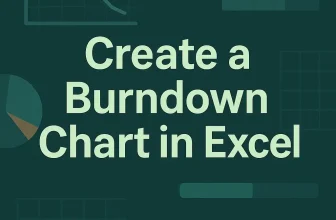 featured image - how to create a burndown chart in excel