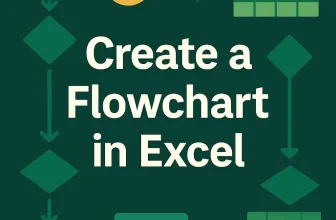 featured image - how to create a flowchart in excel