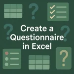featured image - how to create a questionnaire in excel