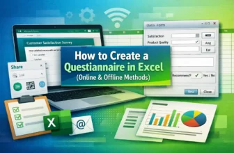 featured image - how to create a questionnaire in excel