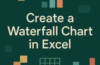 featured image - how to create a waterfall chart in excel
