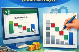 featured image - how to create a waterfall chart in excel