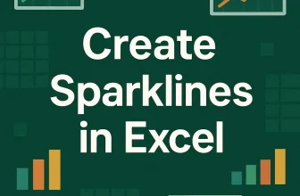featured image - how to create sparklines in excel